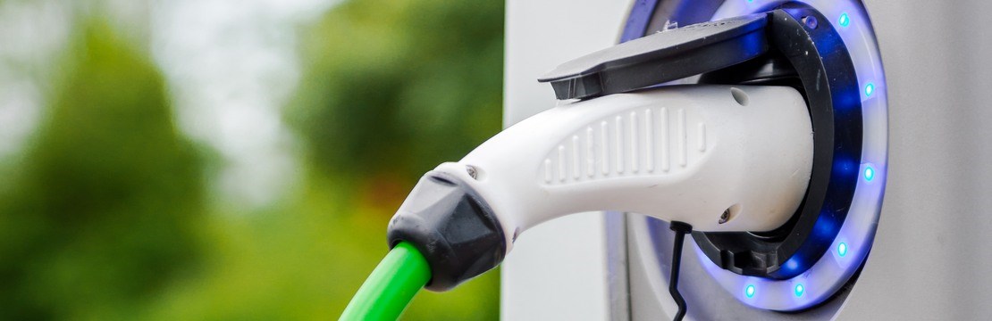 Elbil Laddning Gron Sladd